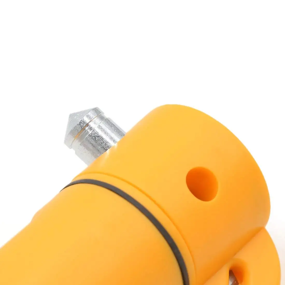 uxcell 19.5 x 6.5cm Emergency Window Glass Break Car Vehicle Flashlight Hammer Cutter Yellow