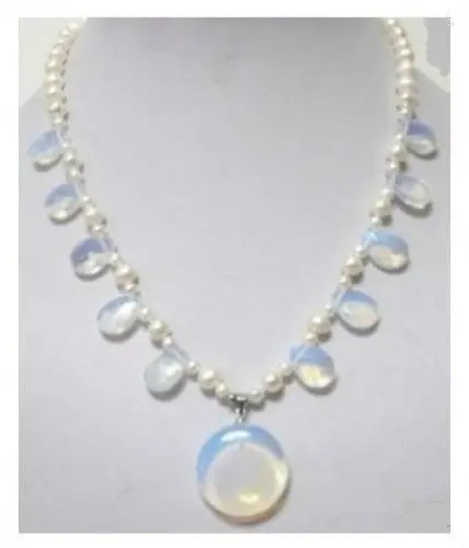 

FREE SHIPPING>>>@@ > Hot sale new Style >>>>>Jewelry white pearl pendant necklace