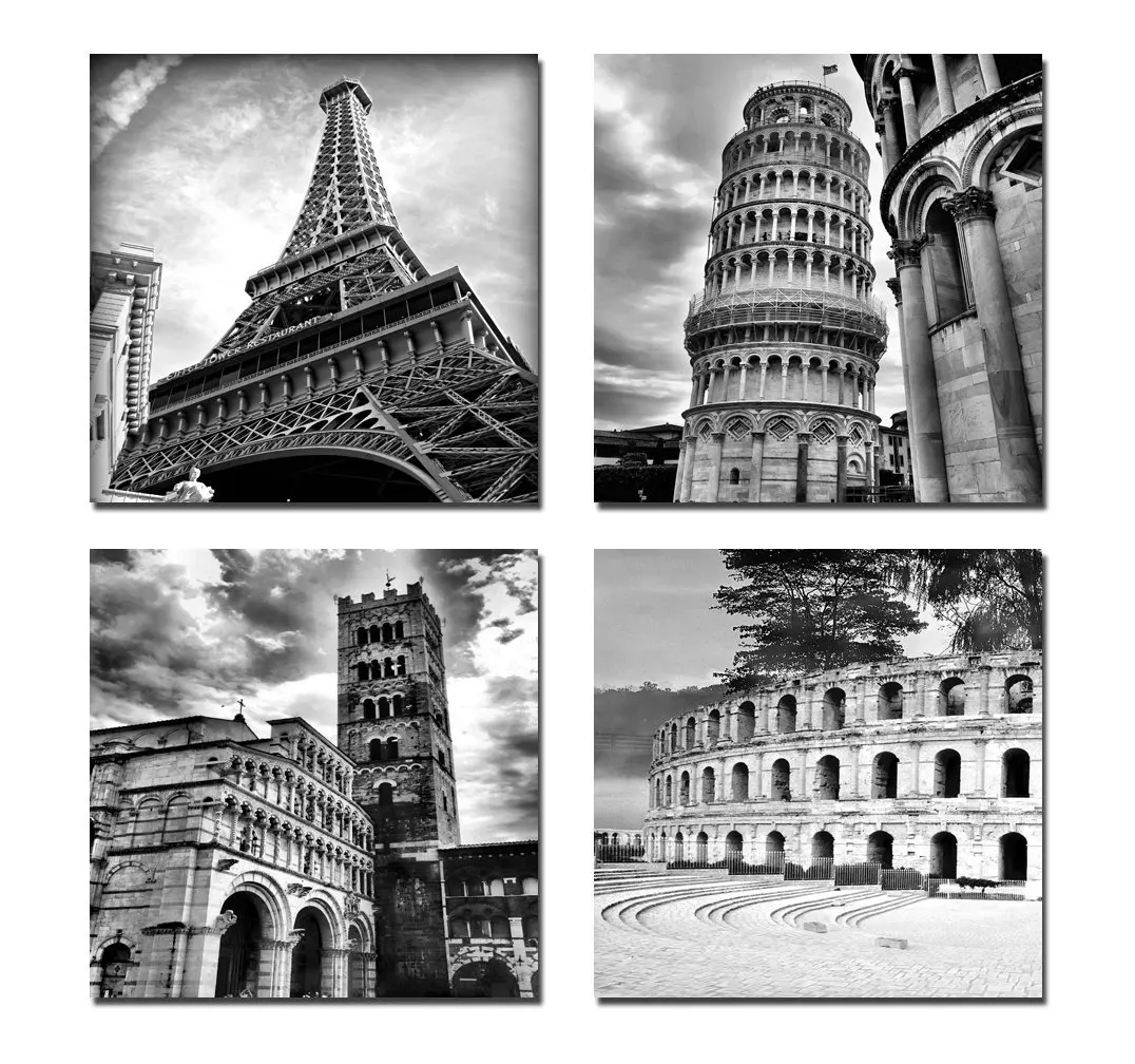 Architectural Wall Decor popular black and white canvas wall art-buy cheap black and white Architectural Wall Decor popular black and white canvas wall art-buy cheap black and white