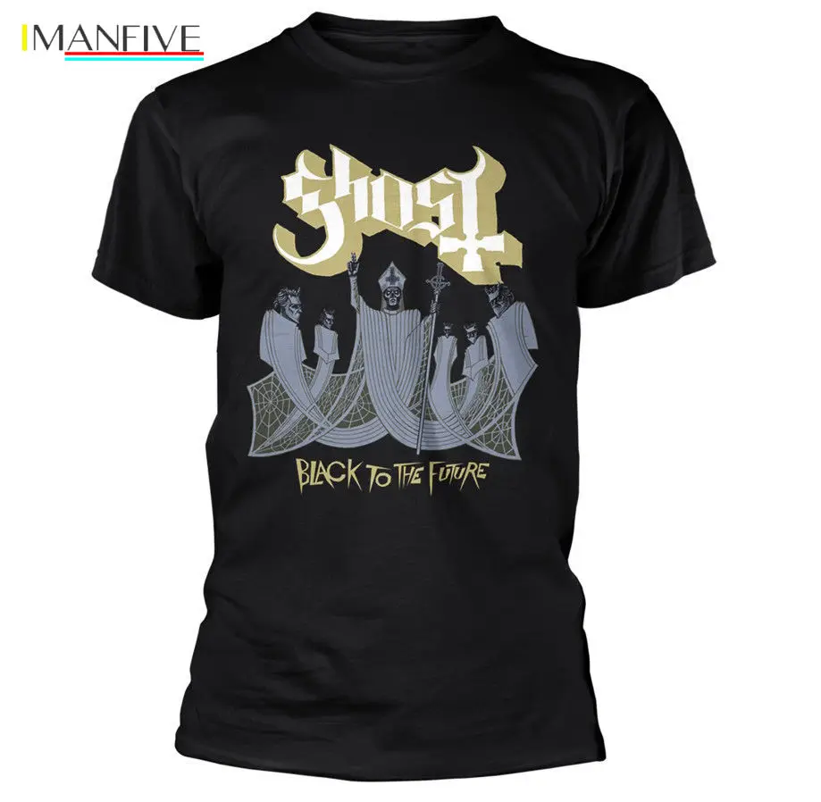 

Ghost Black To The Future Shirt S-3XL Official T-Shirt Metal Rock Band T shirt