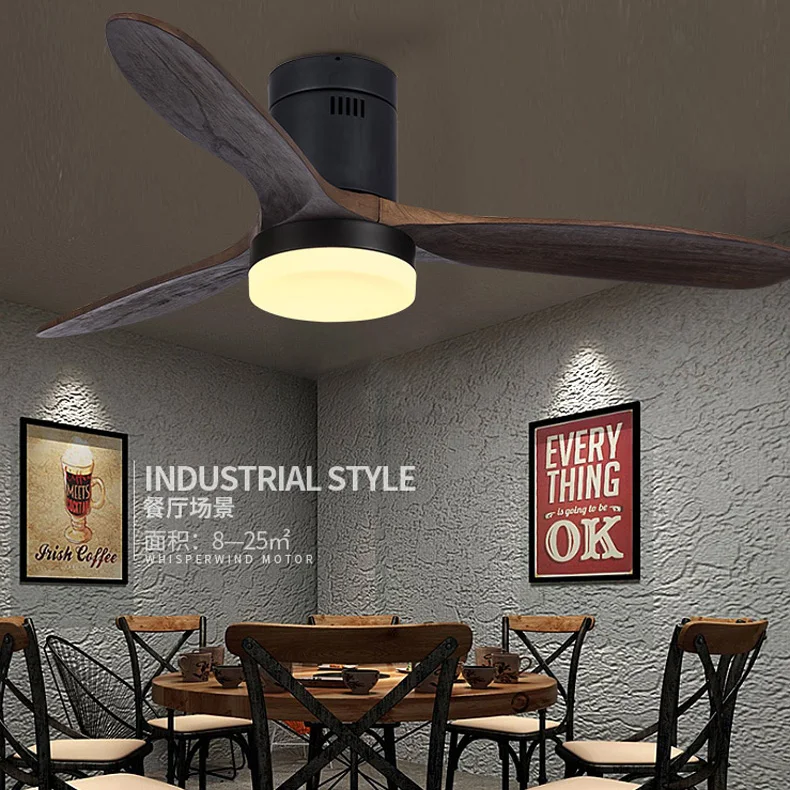 Luxury Wooden Pendant Fan 42/52 Inch 