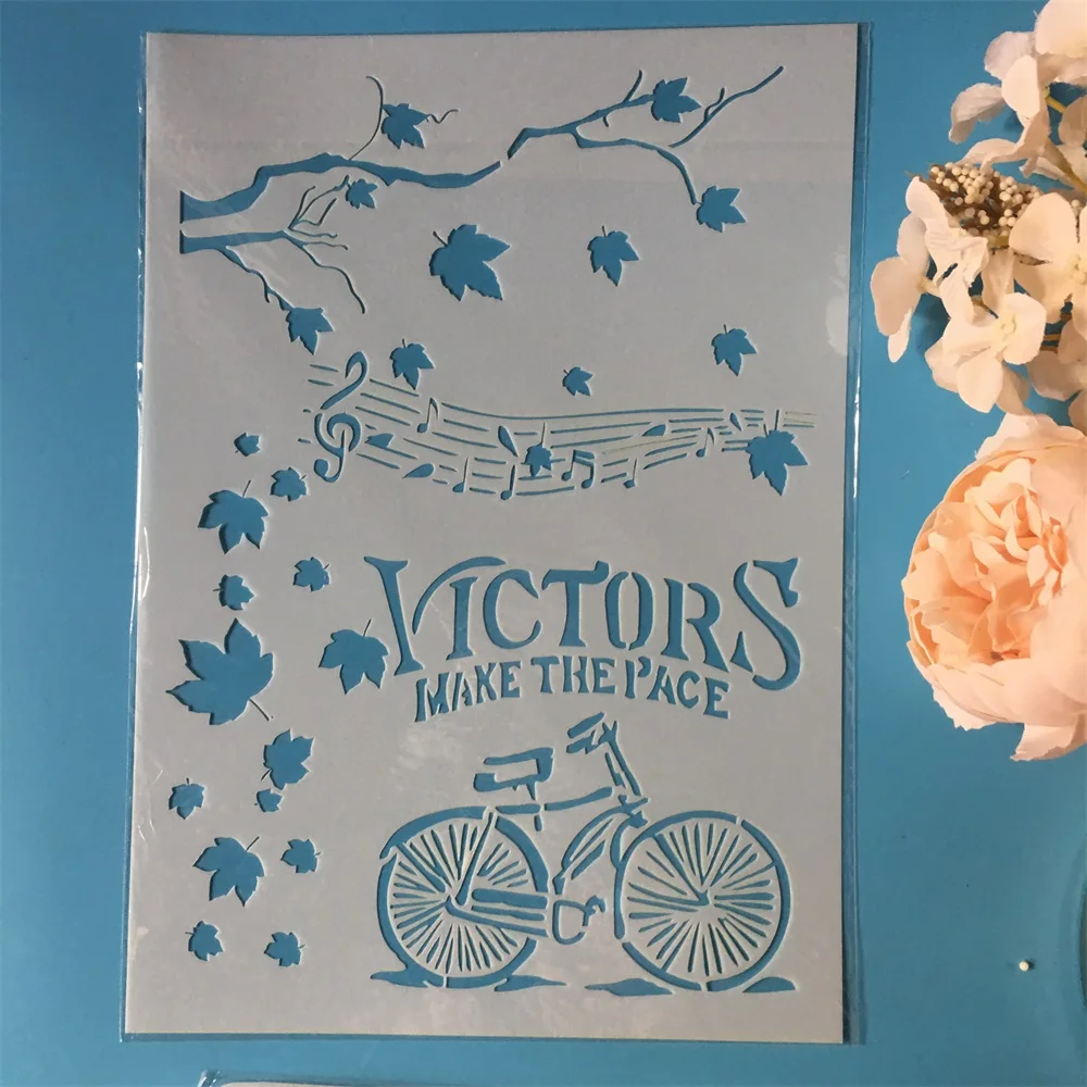 Новинка трафареты Victors Make Pace A4 для творчества слоев настенная живопись
