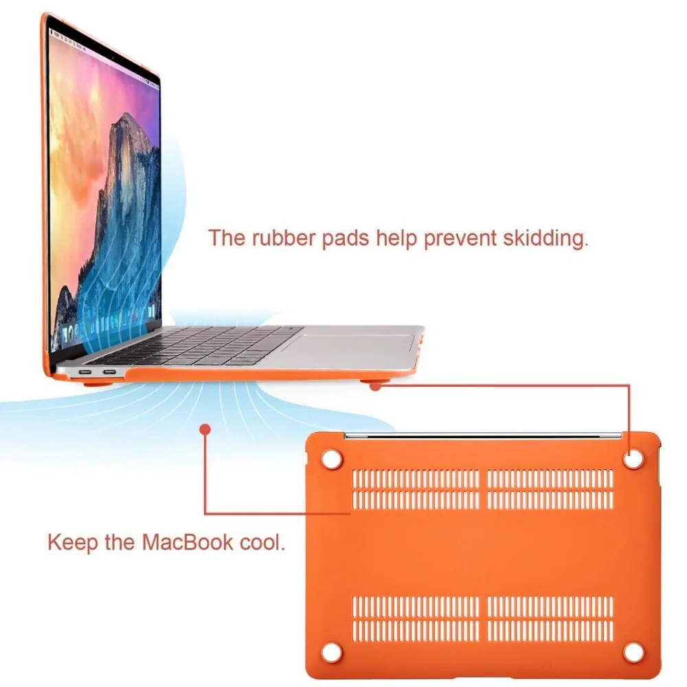 2019 новый кристалл \ матовый чехол для Apple Macbook Air Pro retina, возрастом 11, 12, 13, 15 дюймов сумка для ноутбука Новый Mac book Air Pro 13,3 чехол A193