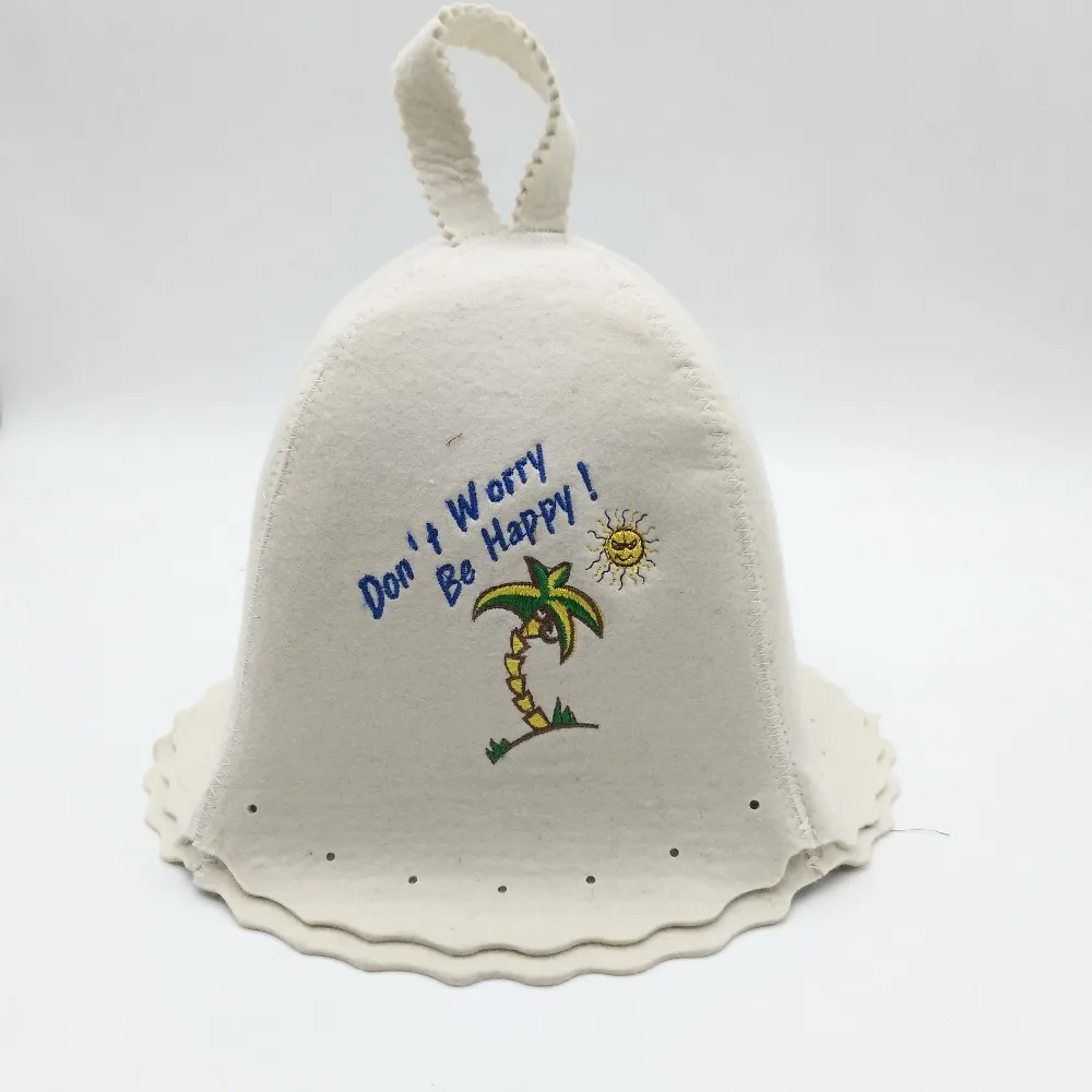 

Rolking wool felt russian banya sauna hat Soul Sings Body Sweats