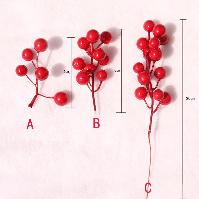 Красные ягоды, ягоды, гирлянда, Рождественское украшение, гирлянда, венок, сделай сам, искусственные цветы, фрукты, на год, свадьбу