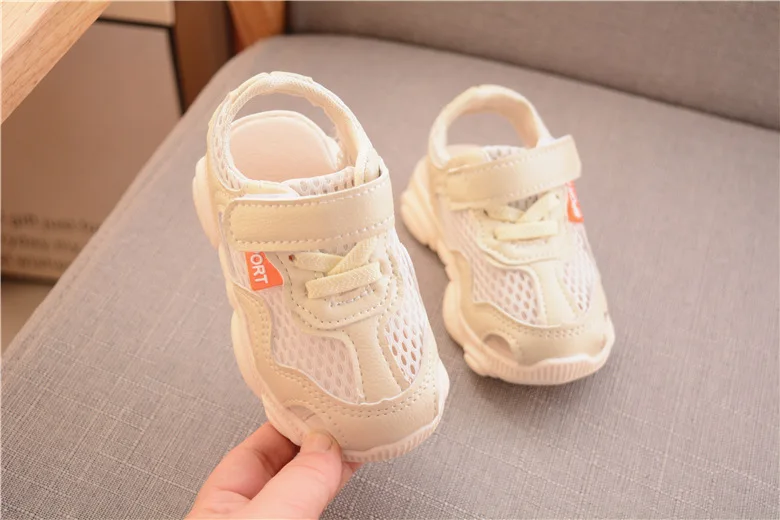 Детские сандалии высокого качества для детей 1-5 лет дышащая Спортивная обувь для маленьких мальчиков и девочек модная пляжная обувь Летняя обувь для новорожденных