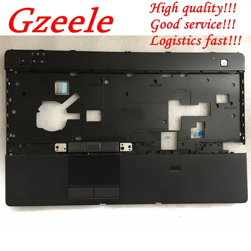 

GZEELE NEW Palmrest upper case cover For Dell For Latitude E6520 C Shell keyboard bezel touchpad With Fingerprint 15.6" YFTCR