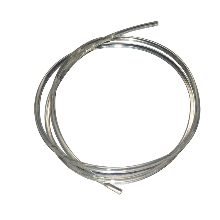 Прозрачный PU круглый ремень полиуретановый привод гладкая и шероховатая поверхность диаметр 4 мм длина 1 метр