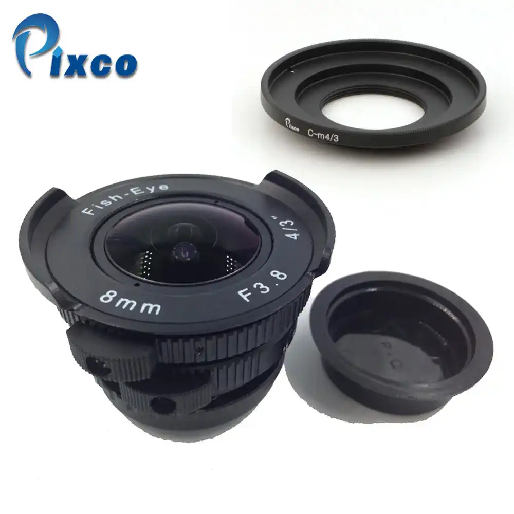 8 мм F3.8 рыбий глаз CC tv объектив для C-Micro 4/3, для C-sony Nex Nikon 1 Pentax Q Fuji FX - изображение