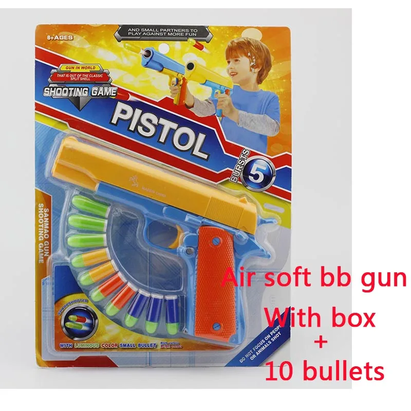 Airsoft air guns револьвер bb gun пневматическая полуручная Мягкая Пуля детское ружье