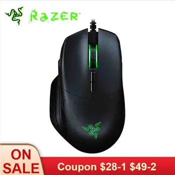 

Razer Basilisk Essential Wired RGB Gaming Mouse 6400DPI Optical Sensor 8 Programmable Buttons Ergonomic Design