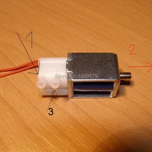 EBOWAN 2 позиции 3 способ Электрический мини микро соленоидный воздушный газовый клапан выпуска выхлопа диспутированный клапан DC 24 в 6 в 12 В