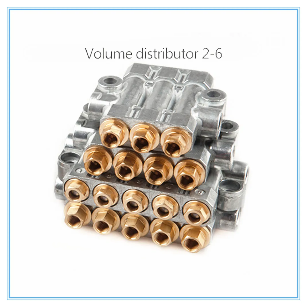 

Detective volumetric Grease/Oil distributor/separator valve/divider 5 outlets for centralized lubrication system