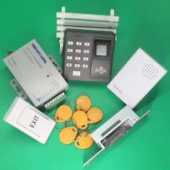 

DIY Full Fail Safe NC Strike Lock Kit Face Access Control Kit Fingerprint Access Control System for Door Access Control Security