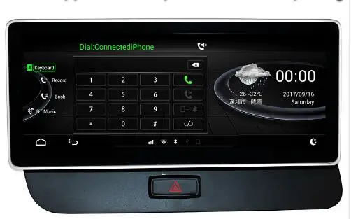 

8.8" 10.25" Quad core Android 7.1 Car GPS radio Navigation for Audi Q5 2010-2017 with 4G/Wifi DVR OBD mirror link 1080P