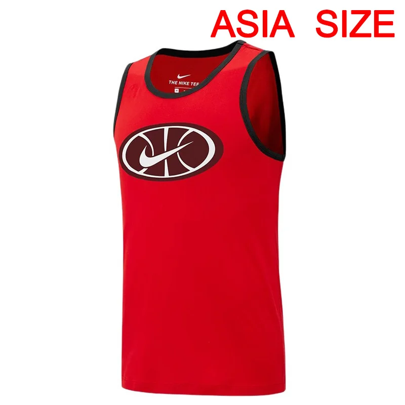 Новое поступление NIKE как M NK DRY TANK BBALL 1 Для мужчин, футболки с принтом спортивная одежда без рукавов - Цвет: BQ3676-657