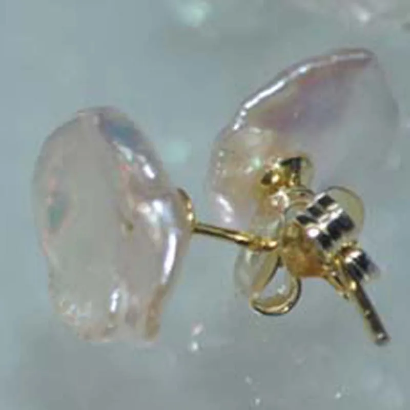 Распродажа Новое поступление трендовые женские Pendientes серьга Brinco 10-12 мм БАРОККО Кеши жемчужные серьги-гвоздики 925s золотые