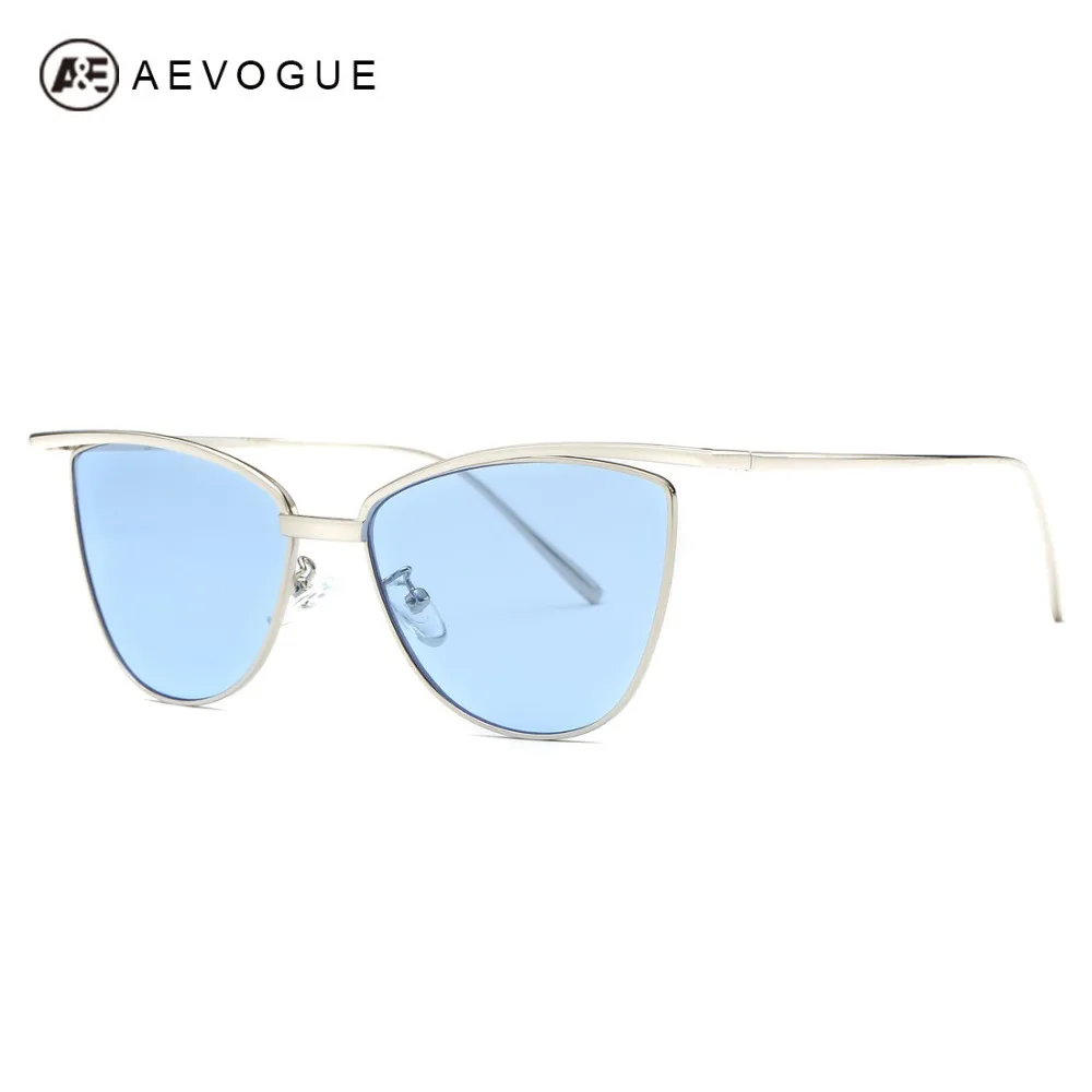 

AEVOGUE Sunglasses Women Newest Brand Designer Cat Eye Lens Coatings Alloy Frame Sun Glasses UV400 AE0416