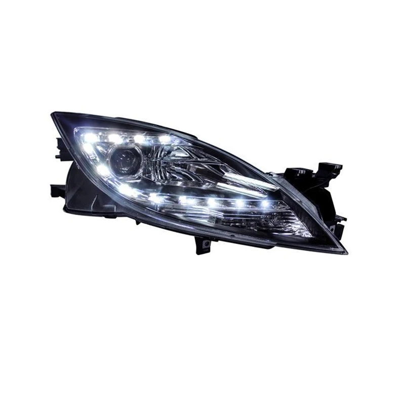 

Turn Signal Daytime Exterior Styling Accessory Parts Automobiles Cob Lamp Led Running Headlights Car Lights Assembly For Mazda 6