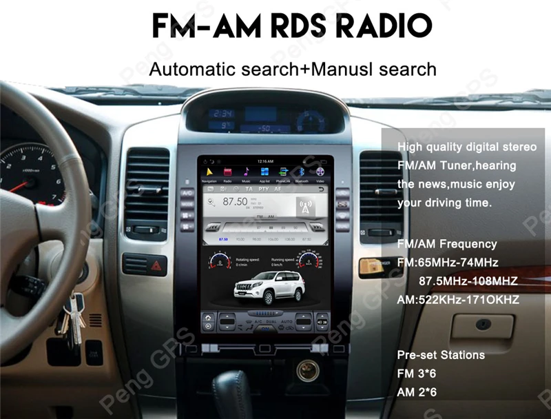 2G+ 64G Автомобильный gps-навигация, dvd-плеер для Lexus GX470 для Toyota Land Cruiser Prado 120 2002-2009 Android 7,1 10,4 дюймов ips блок