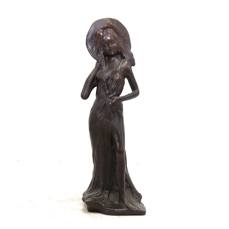 

Bronze fashion beautiful girl statue sculpture for wholesale