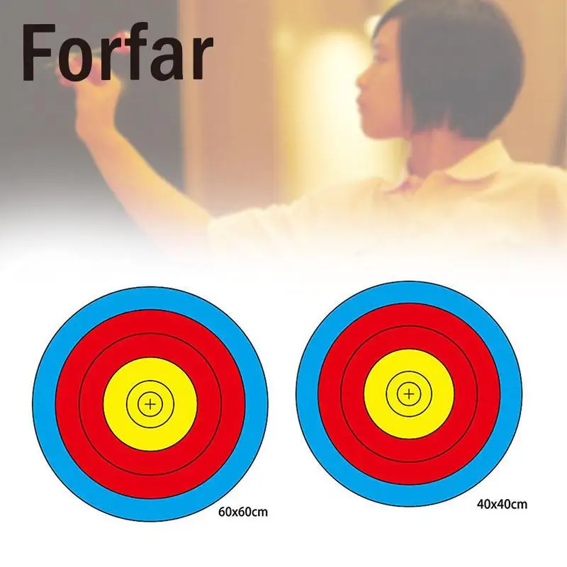 60*60CM Colorful Archery Targets Full Ring Shooting Target Paper