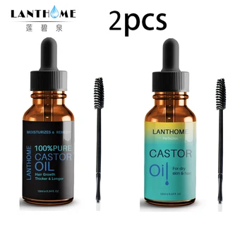 

Pure Castor Oil Hair Care Anti Hair Loss Liquid Health Care Dense Fast Hair Growth Serum Hair Fall Essential Oils Building Fiber