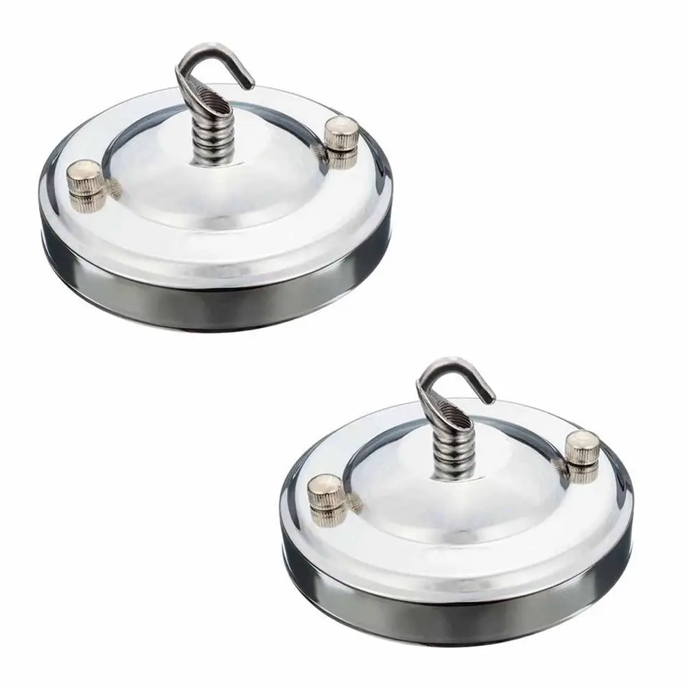 

Metal Ceiling Bracket Solid Hook Plate Fitting for Chandelier Suspension Light 2pcs Silver