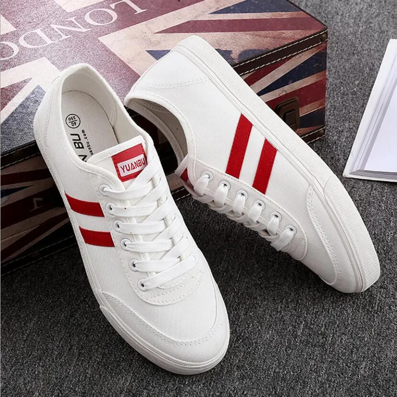 

Men's Shoes New Brand Canvas Shoes Men's Low-cut Canvas Shoes Shallow Mouth flat Casual Shoes Spring Autumn youth Outdoor Sneake