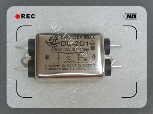 

[ZOB] Jianli EMI power filter DL-2D1 --10PCS/LOT