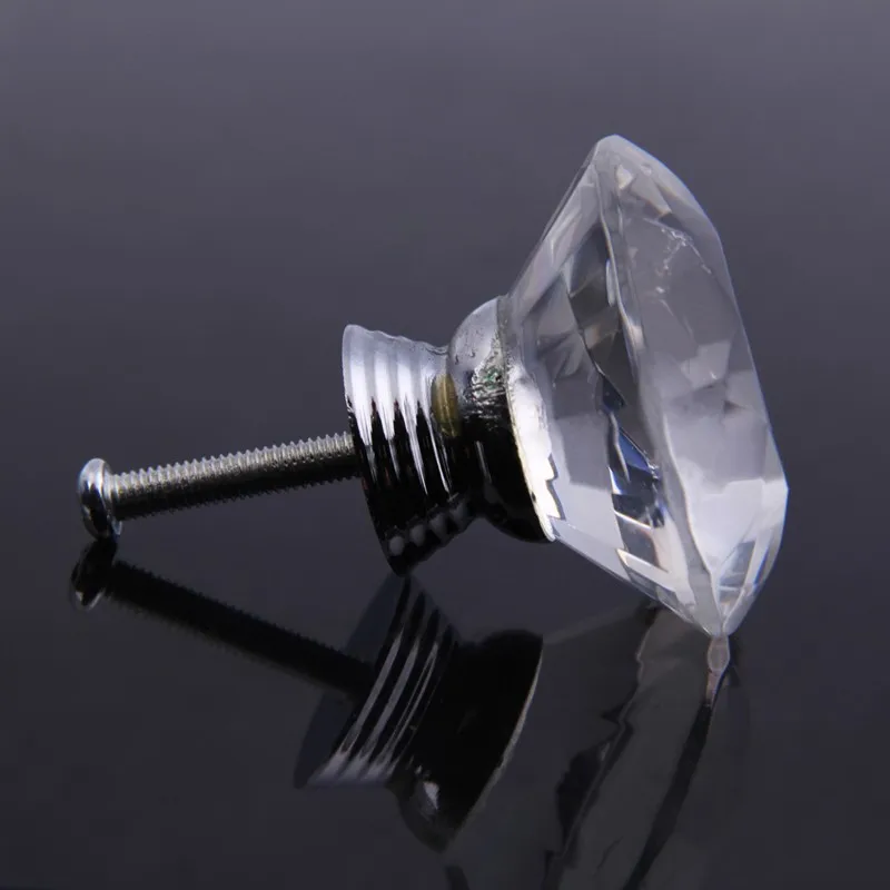 Popular-1X-40mm-Diamond-Shape-Clear-Crystal-Glass-Drawer-Cabinet-Pull-Handle-Knob-Free-Shipping (4)