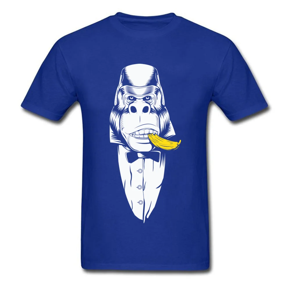  Mens T-shirts Don Kong cosie Tops Shirts 100% Cotton Fabric Round Collar Short Sleeve Printed Top T-shirts Father Day Don Kong blue