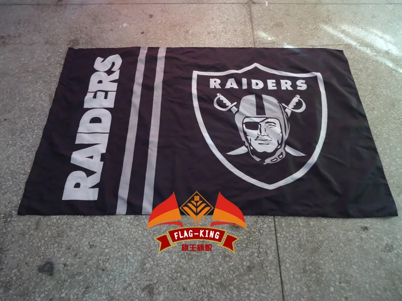 Oakland Raiders Football Club house flag, NFL flag,Oakland Raiders Football Club house banner,90