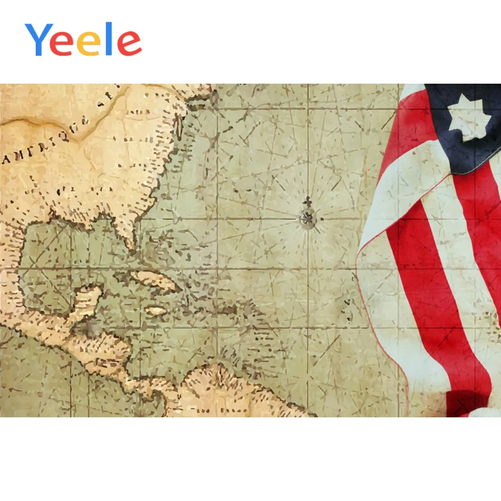 

Yeele Columbus Discovers America's Day Poster Background Scene Photography Portrait Child Photographic Backdrop For Photo Studio