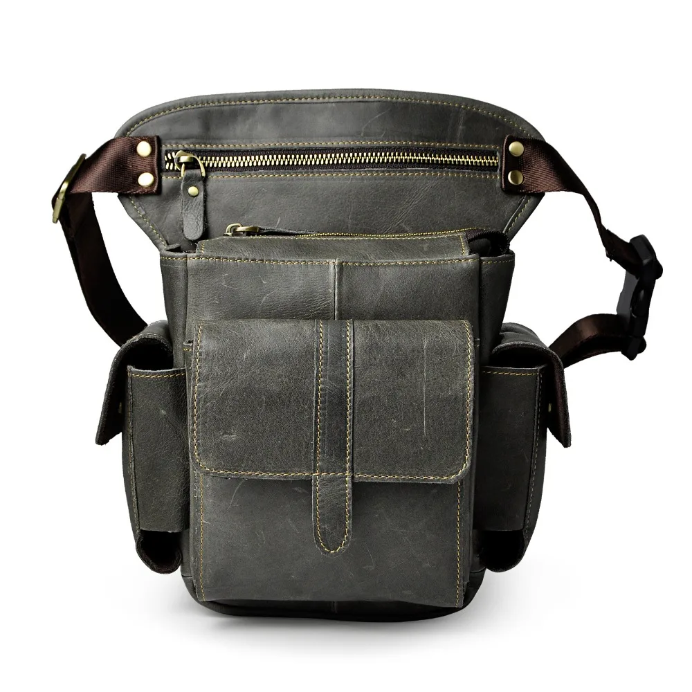 Original Leather Men Design Casual Messenger Crossbody Satchel Bag