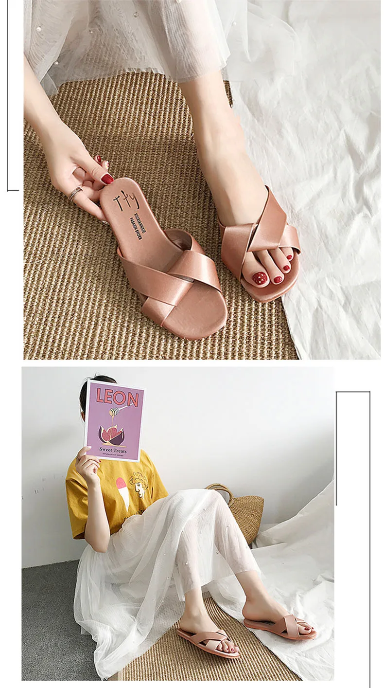 Для женщин тапочки, женская обувь летние пляжные Женские Вьетнамки модные дамские шлепанцы домашняя женская обувь из флиса кораллового цвета, тапочки для Для женщин