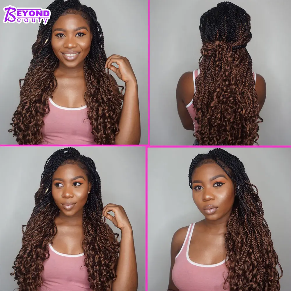 Silky Strands 24inch Crochet Curly Senegalese Twist Hair