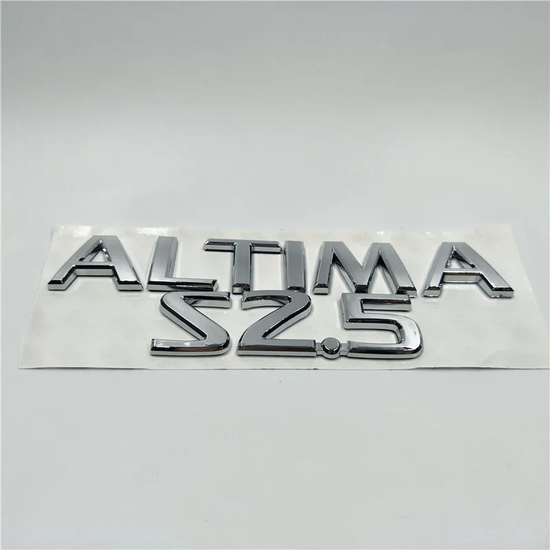 Для Nissan Altima 2.5S 2 5 S задний багажник хромированный логотип значок