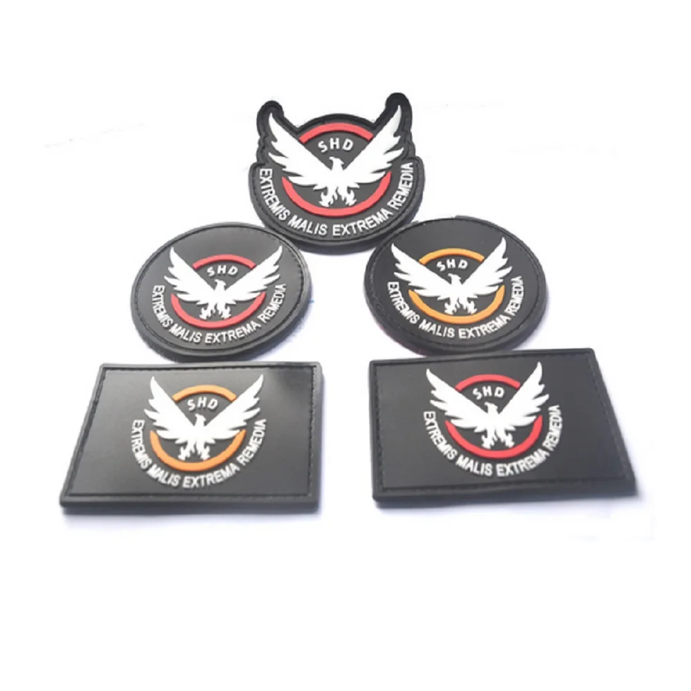 3D игра PVC Airsoft нашивки для косплея Отдел SHD крылья из знак Военная нарукавная