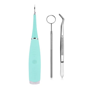

Electric Sonic Dental Scaler Teeth Whitening Home Use Tooth Stain Remover Tartar Teeth Scaling Usb Charging High Frequency Vib