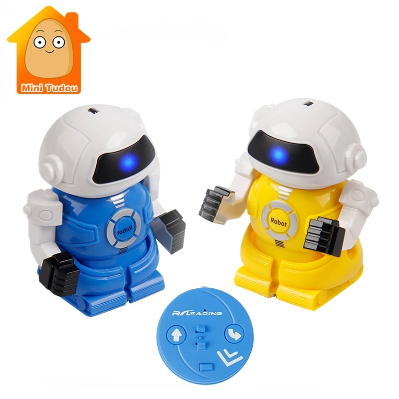 Mini RC Robot Toy Remote Control Robots Smart Child With Light Action Figure Toys For Boys Children Birthday Gift |