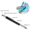 Multifonction Stylo À Bille Stylo Tournevis Règle Esprit Niveau Avec Un top Et Échelle Multifonctionnel Stylo 6 dans 1 Outil En Métal stylos ► Photo 3/5