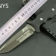 BENYS MTech США XTREME TY-8071 тактические фиксированные ножи, 5Cr13Mov Лезвие ABS Ручка Серый титановый охотничий нож, нож для выживания