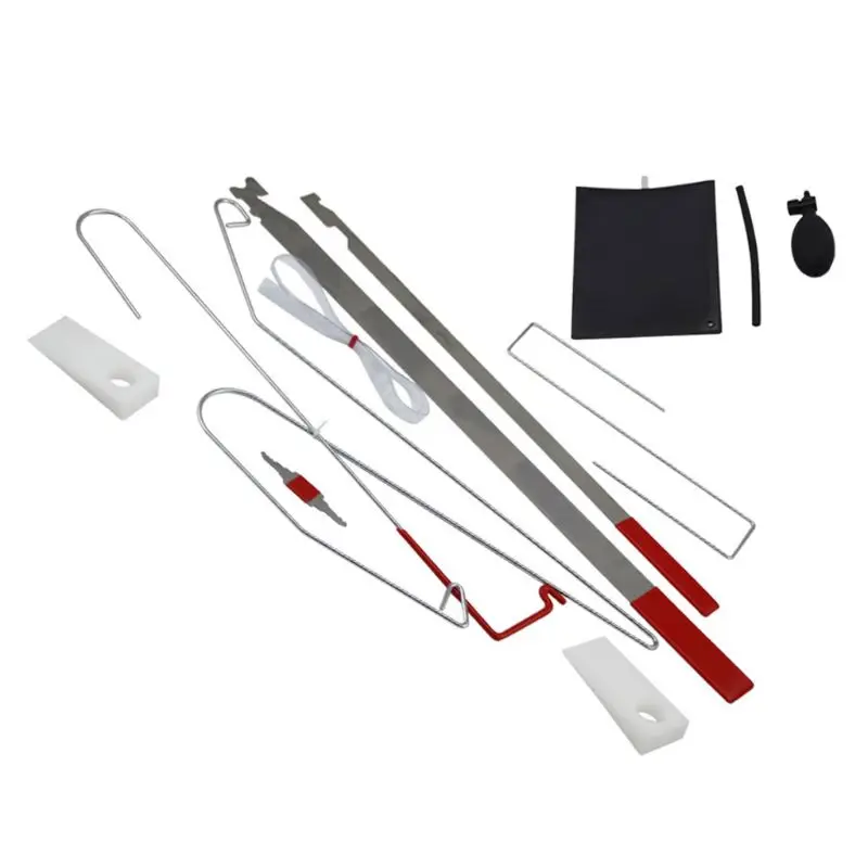 

Car Door Lock Out Emergency Open Unlock Key Tools Kit + Black Air Pump Universal qiang