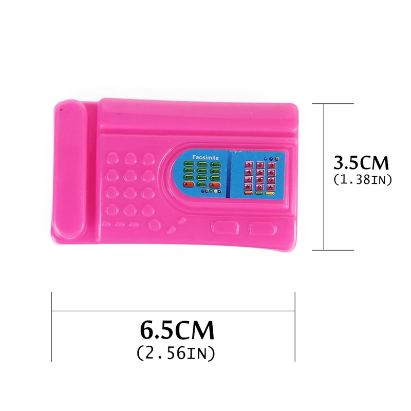 1 комплект новый розовый мини монитор клавиатура компьютер Fax Machine SET для
