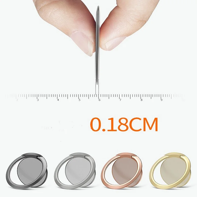 Ultra Thin Finger Ring Holder For iPhone X 8 7 Plus 6s XS XR Mount Holder Stand Mobile Phone Finger Tablet For Xiaomi Samsung s9