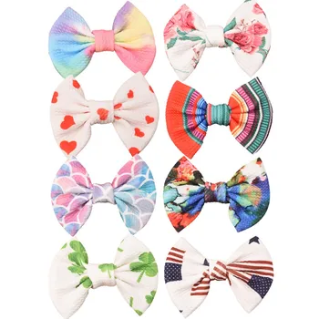 

56PCS 4.5inch Fabric Bow Cute Hair bows for Hair Accessories Headwrap Accessory Boutique Bow Hairclip Hair pin
