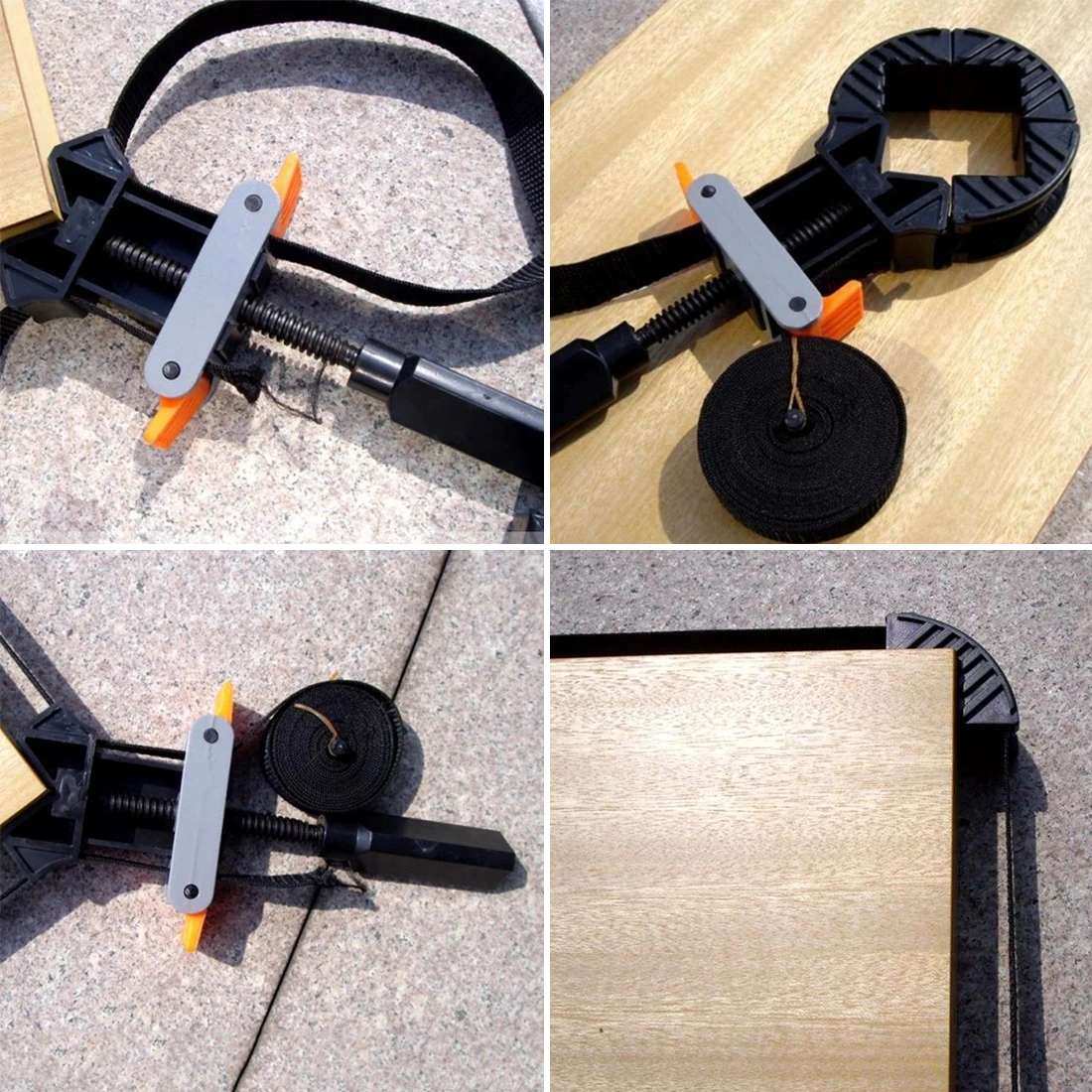 Hand Tools Multi function Belt Clamp Woodworking Quick Adjustable Band Clamp Polygonal clip 90 Degrees Hand Tools Multi function Belt Clamp Woodworking Quick Adjustable Band Clamp Polygonal clip 90 Degrees