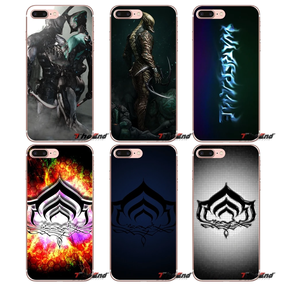 

For Samsung Galaxy J1 J2 J3 J5 J7 A3 A5 A7 2015 2016 2017 J330 J530 J730 Transparent Soft Cases Covers Warframe Lotus