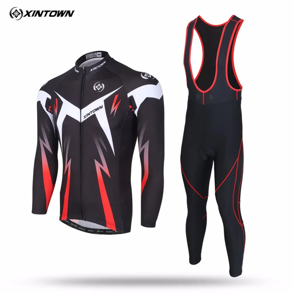 

XINTOWN Racing Pro Long Sleeve Jerseys cycling wear maillot ciclismo Spring MTB Bike Bicycle Wear Ropa Sportswear Clothing 135